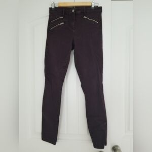 Gap Purple Modern Stretch Skinny Pants Size 4. Regular length.